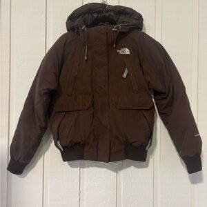 The North Face Chocolate Brown Cropped Parka
